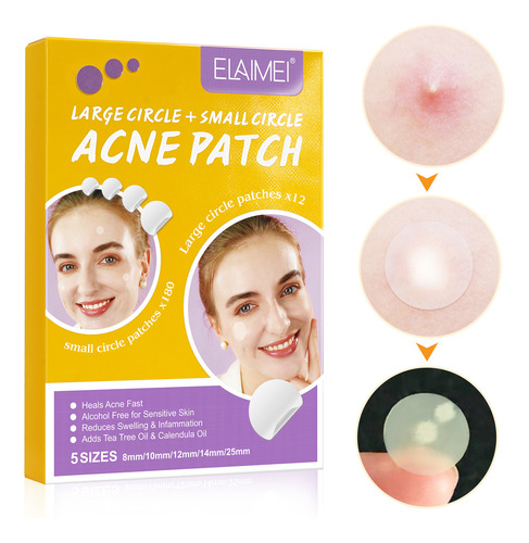 Parches De Cobertura Hidrocoloide C Pimple Patches (80 Unida