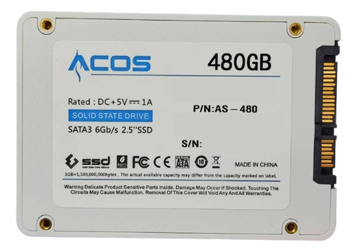 Disco Solido (ssd) 480gb Acos