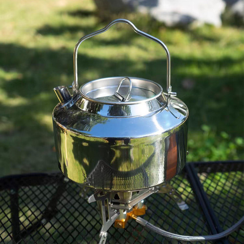 Tetera Para Acampar Con Doble Asa, Regalo De Inauguración