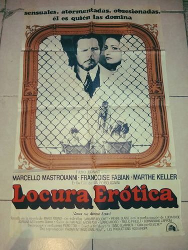 Póster Gigante Locura Erótica Películas Mate 70x110 Cm (Usado)