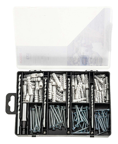Furadeira Bosch Gsb 183-li 18v + Kit Fixação 173 Peças
