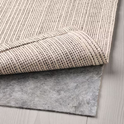 Imagen 5 de 6 de Tapete Decorativo Ligero De Algodon 120 X 180 Cm Natural