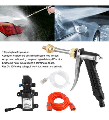 Pistolas De Agua Para Coche 12v Portátil 130psi Bomba De Lav