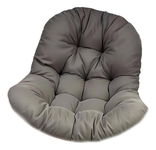 Cojín Para Silla Tipo Huevo, Suave, Cómodo Y Gris Oscuro