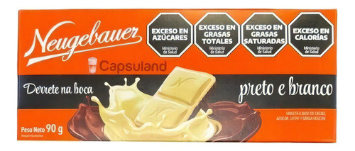 BLANCO Y NEGRO Neugebauer  chocolate con leche con sin agregado caja 90 g