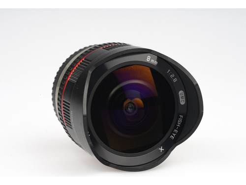 Lente Rokinon 8 F/2.8 Fish Eye Manual Apsc Fuji-x Fujifilm Fujifilm X Negro (Usado)
