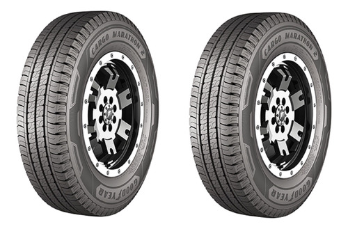 2 Llantas 185/80r14 Goodyear Cargo Marathon 2 102/100r