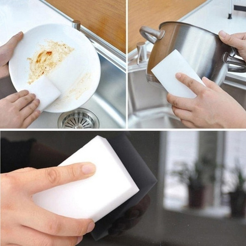 Limpiador De Esponja Mágica Para Cocina, 10 Unidades, Para E