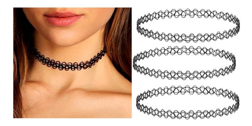 Collar Colgante Choker Tatoo   X 12 Unidades