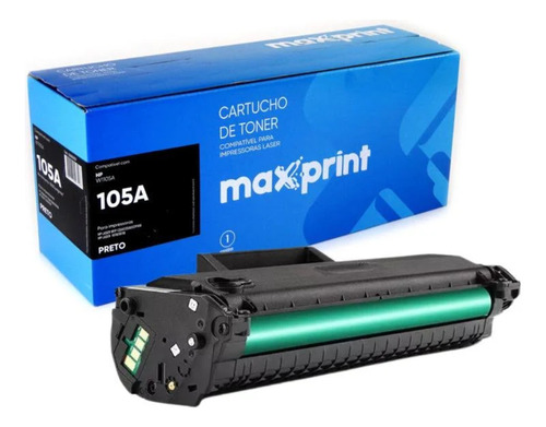 Cartucho De Toner Maxprint Compatível Hp W1105a - 2k Tinta Preto