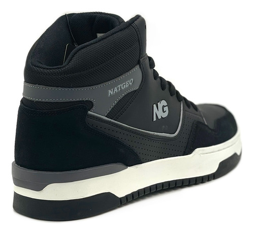 Zapatilla Urbana Hombre Natgeo Negro Lisa 41 Cl