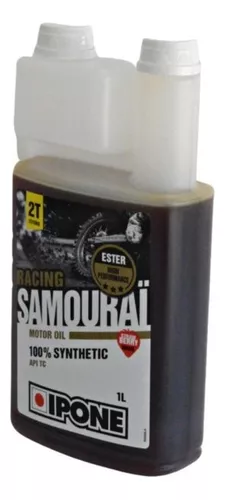 Aceite Motor 2 Tiempos 100% Sintético Samourai Racing Fresa