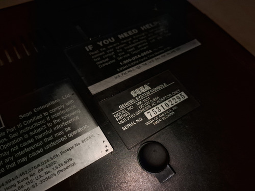 Sega Genesis Ii Original Usa (Usado)