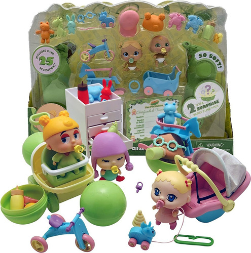 Mini Bebé Pea Set + 25 Sorpresas