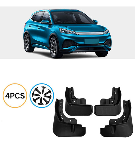 # 4 Peças Car Mudguard Mud Flaps Mud Guard Fender Para