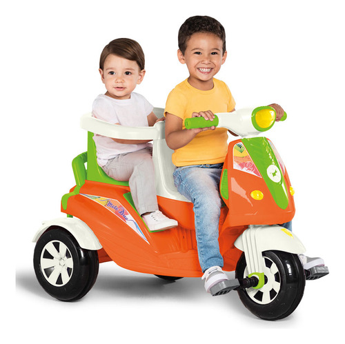 Moto Duo Infantil De Passeio Ou Pedal C/2 Lugares - Calesita