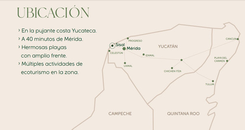 Imagen 11 de 16 de Terreno En Privada Con Club De Playa En Sisal , Yucatán