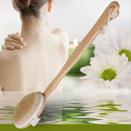 Cepillo Exfoliante De Ducha, Masajeador Corporal, Duradero Y