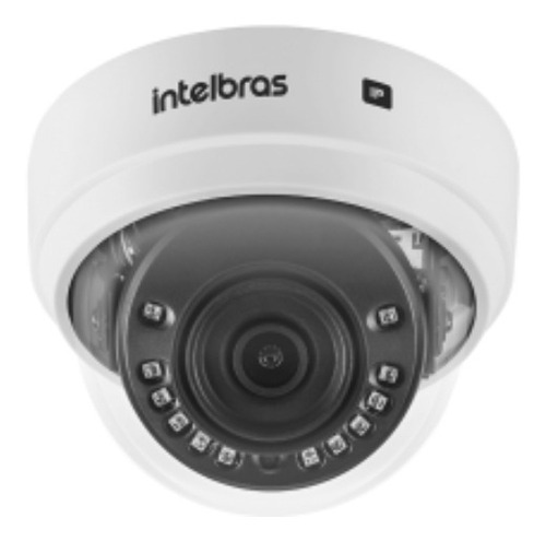 Câmera de segurança Intelbras VIP 1230 D W com resolução de 2MP visão nocturna incluída branca