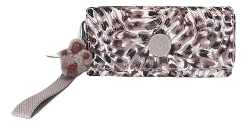 Billetera Kipling Rubi Leopard Feathers