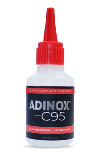 Adinox C95 Adhesivo Instantáneo Para Plasticos Y Elastomeros