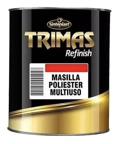  Masilla Relleno Trimas 1 Kg + Endurecedor + Espatula