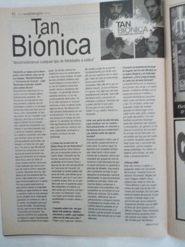 La Negra N° 61 Zona Norte Carajo Tan Biónica ' 2008 (Usado)