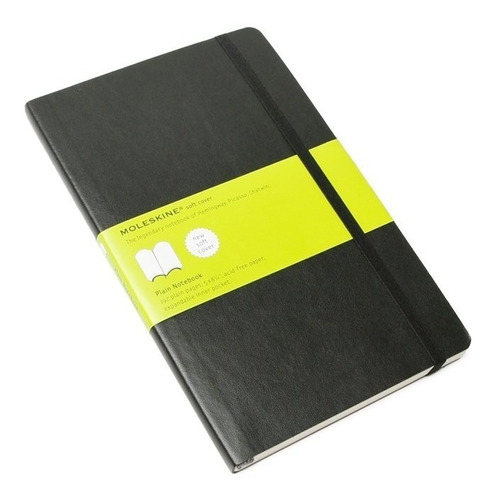 Caderno Moleskine Classic Sem Pauta Capa Flexivel Pto G 7209