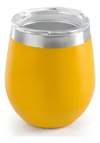 Comprar Mate Acero Inox C\u002F Tapa Vaso Térmico Bebidas Frías Calientes Color Amarillo