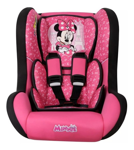 Cadeira Seguranca Bebe Nene Carro Minnie 0 A 25kg Paris Rosa Minnie Mouse