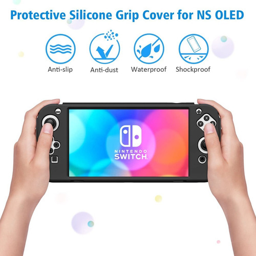 Imagen 2 de 6 de Case Forro Nintendo Switch Oled