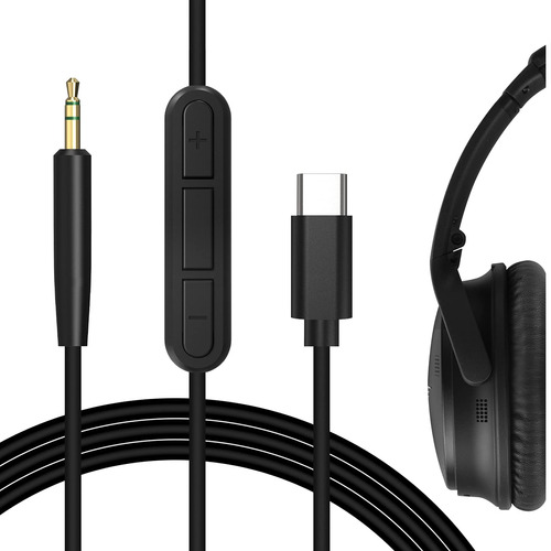 Cable Audio Digital Usb-c Microfono Para Bose Qc45 Qc35 Ii 6