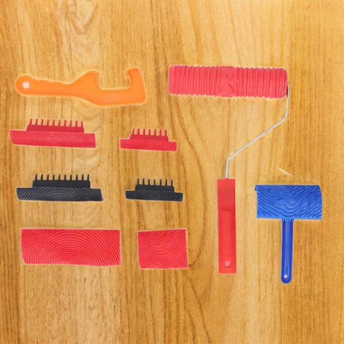 Wood Graining Tool Set Rubber With Handle Paint Look Like