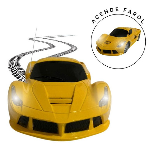 El mando a distancia de lujo Lamborghini enciende la luz, 7 funciones y batería