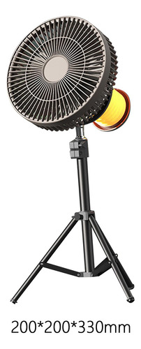 Ventilador De Trípode Con Ángulo De Luz Ventiladores De