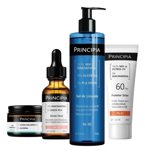 Principia Kit Essencial Niacinamida + Gl-02 + Gh-01 + Ps