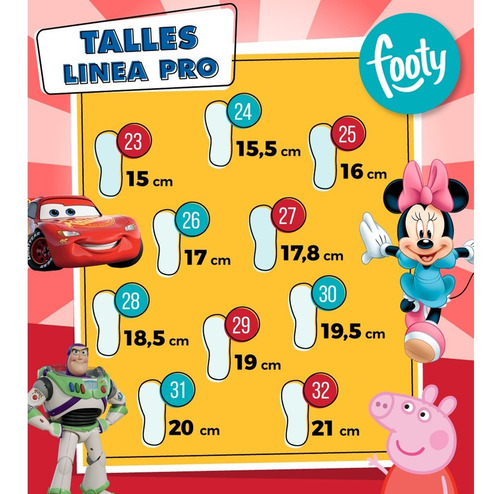 Imagen 6 de 8 de Zapatilla Con Luces Frozen Peppa Paw O Cars Disney Footy