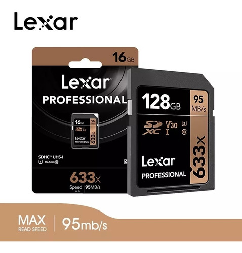 Cartão Memoria Sdhc 16gb 95mb/s Lsd16gcb1-633 Lexar Original
