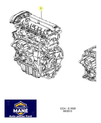 Motor 1.5 Sigma 16 Flex Ford Ka 14 A 18 E New Fiesta 13 A 16