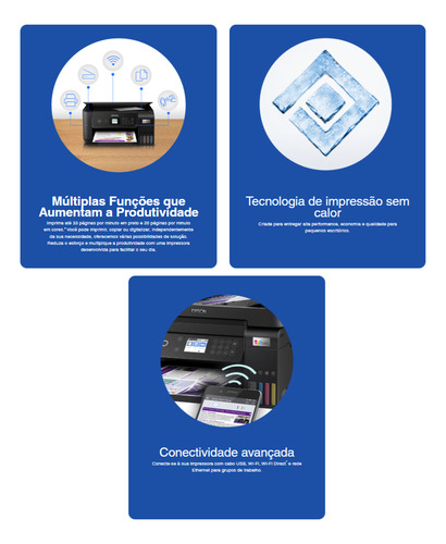 Impressora Epson Ecotank L4260 Multifuncional Wi-fi Bivolt