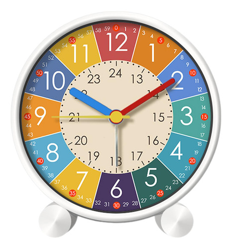 5 Reloj Despertador Analógico De Cabecera Para Niños,