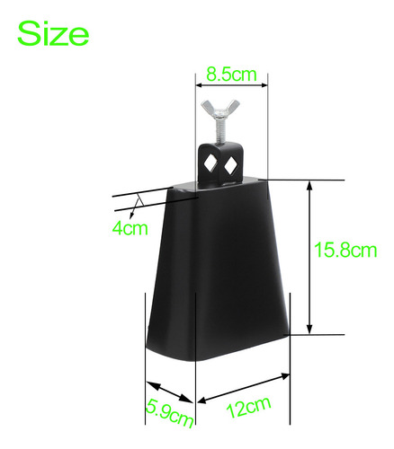 Ss Acessório De Kit De Bateria Cow-bell Cow-bell Inch For 5