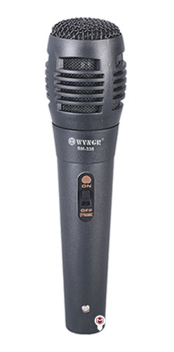 Micrófono Alambrico Para Parlante Cabina De Sonido Karaoke