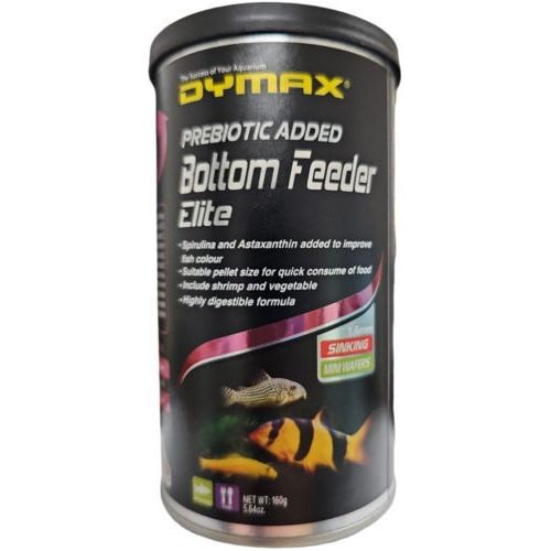 Dymax Bottom Feeder Elite 160g Alimento Peces De Fondo 