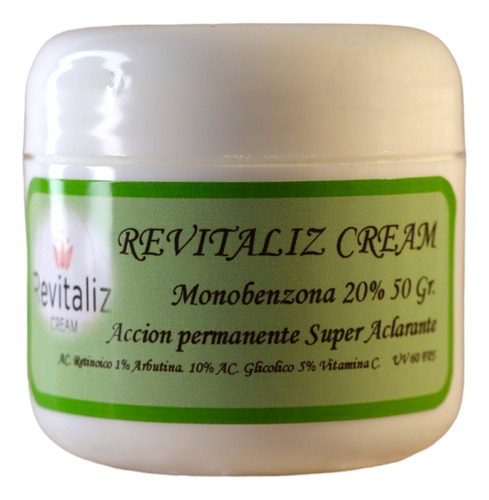 Crema Blanqueadora Permanente (monobenzona 50 Gr Al 20%)