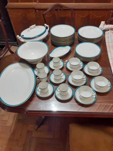 Juego Vajilla En Porcelana Limoges 47 Piezas Precio X Unidad