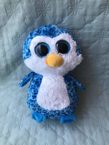 Kit 2 Pelúcias Zoiudos Olhos Brilhantes Coruja Pinguim 22cm (Usado)
