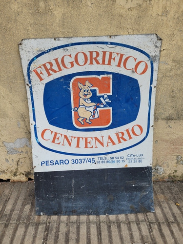  Cartel Litografiado Frigorifico Centenario 60 X 50
