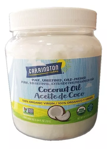Carrington Farms Aceite de Coco Orgánico Prensado en Frío / 1.6 L