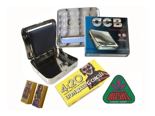 Kit Armador Rolling Box Ocb + Celulosa 420 + 2 Filtros Combo